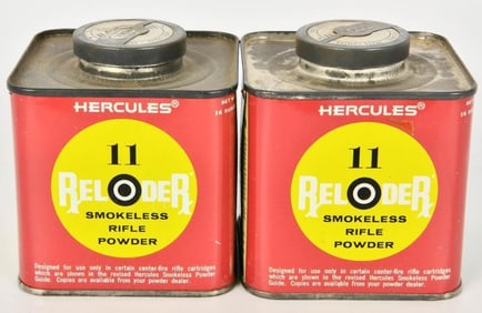 2 1 LB Containers Hercules Reloder 11 Gunpowder