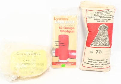 25 LBS Of 7 1/2 Extra Hard Lead Shot & Extra