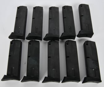 (10) P Beretta 9mm Para 13 rd Magazines