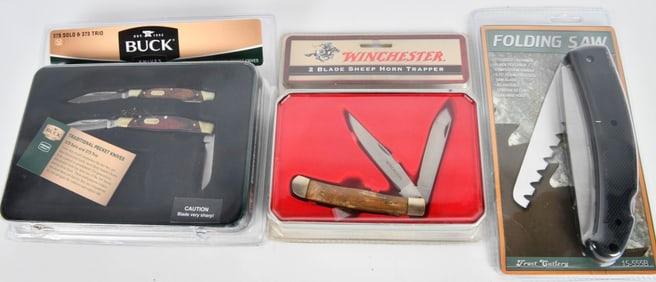 3 Brand New In the Package Knives & Sets