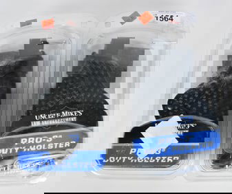 (2) NIP Uncle Mike's PRO-3 Duty Holsters Basket
