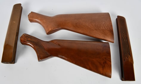 2 Wood Butt Stocks & 2 Wood Forends