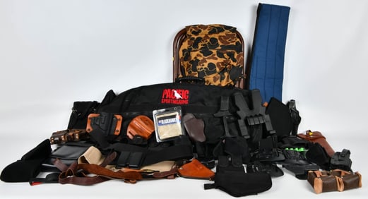 Huge Lot of Various Accessories & Holsters