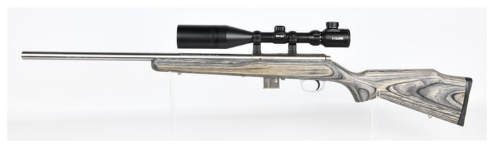 Marlin Model 917VS .17 HMR Stainless Steel Bolt-Action Rifle with Laminated Stock and Guide Gear