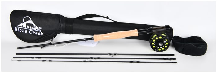 Stone Creek Mini Rod Fly Fishing Rod and TS? Reel Kit