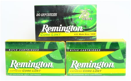 60 Rounds Remington .300 Winchester Magnum 180 Grain Core-Lokt PSP Ammunition