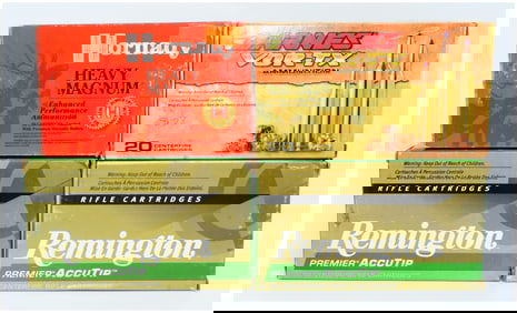 80 Rounds of .300 Win. Mag. Rifle Ammunition by Hornady, Barnes, and Remington