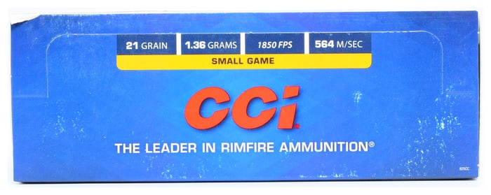 CCI Meateater Copper-22 22 LR Rimfire Ammunition, 500 Rounds
