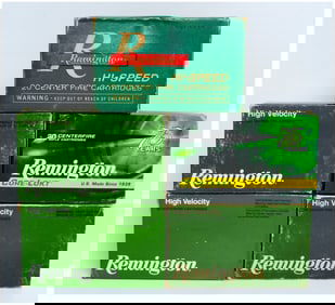 A Lot of 90 Rounds of Remington Centerfire Ammunition