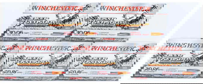 Winchester Deer Season XP Copper Impact 30-06 SPRG 150 Grain Ammunition, 100 Rounds