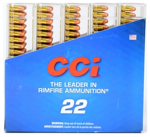 CCI .22 Short Target Rimfire Ammunition, 500 Rounds