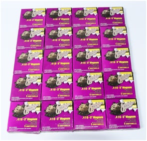 100 Rounds Golden Bear .410-3" Magnum Buckshot Shotshells, Made in Russia