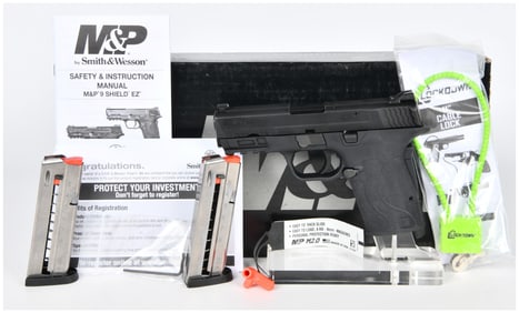 Smith & Wesson M&P 9 Shield EZ M2.0 NTS 9mm Luger Semi-Automatic Pistol, SKU 12437