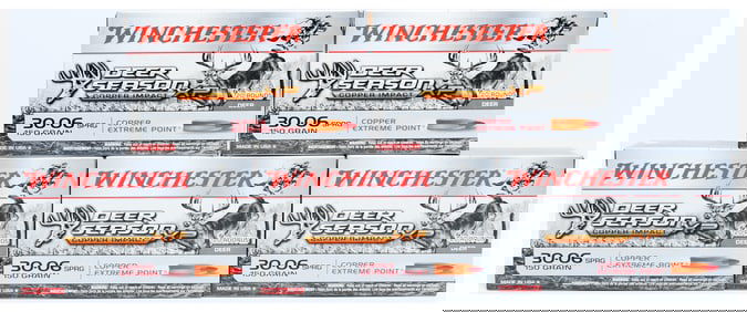 Winchester Deer Season XP Copper Impact .30-06 SPRG 150gr. Lead-Free Ammunition, 100 Rounds