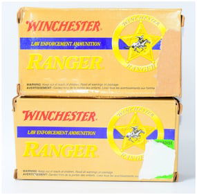 100 Rounds Winchester Ranger Law Enforcement .40 S&W 155 GR. JHP Ammunition