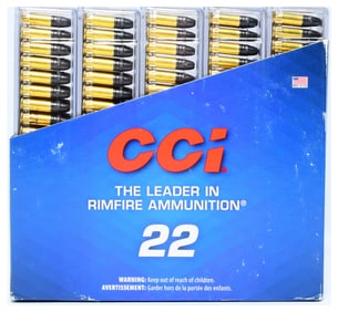 500 Rounds CCI Sub-Sonic 22 LR 40 Grain Lead Hollow Point Ammunition