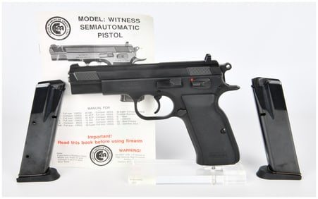 EAA Tanfoglio Witness .45 ACP Semi-Automatic Pistol with Magazines and Manual