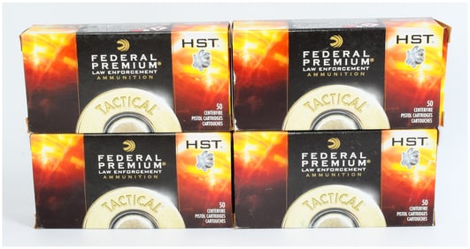 200 Rounds Federal Premium Law Enforcement 40 S&W 180 Grain HST Jacketed Hollow Point Ammunition