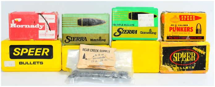 460 Count Reloading Bullet Tips by Hornady, Sierra (MatchKing, GameKing), and Speer for 7mm, .38