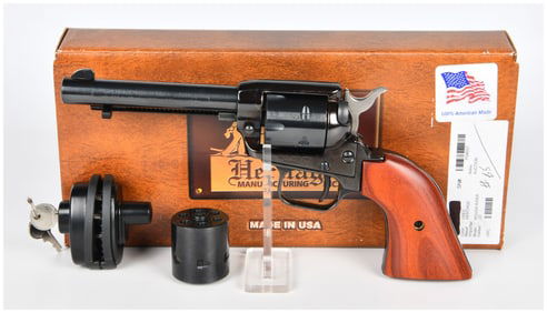 Heritage Rough Rider .22 LR / .22 Magnum Combo Single-Action Revolver, 4.75" Barrel