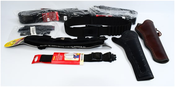 A Collection of Modern Tactical and Western-Style Firearm Accessories