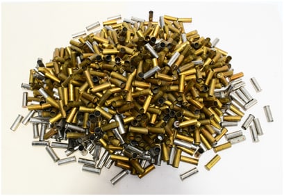 A Collection of 10 LBS of Empty .38 Special Brass Casings
