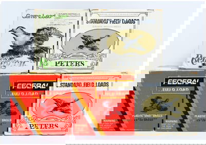 122 Mixed Rounds of Vintage Remington, Peters, and Federal Shotgun Ammunition