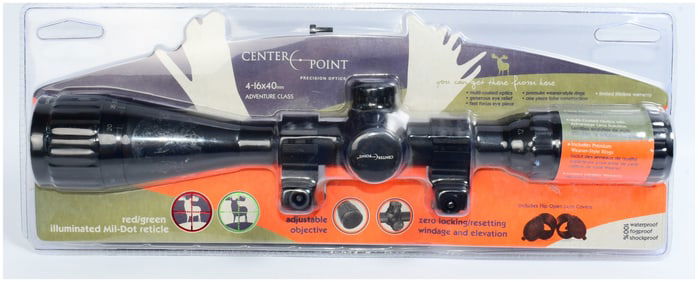 CenterPoint 4-16x40mm Adventure Class Rifle Scope
