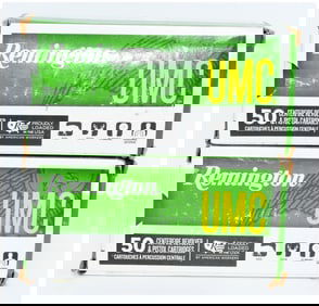 Remington UMC .357 Magnum 125 Grain Jacketed Soft Point Centerfire Ammunition, 100 Rounds