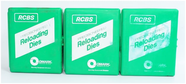 Three Sets of RCBS Reloading Dies for 30/30 WCF, .243, and 7mm MAG