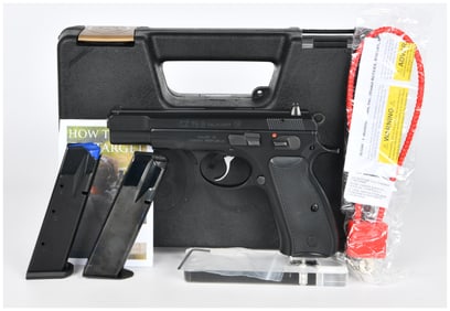 CZ 75 B 9mm Luger Semi-Automatic Pistol with Case and Accessories