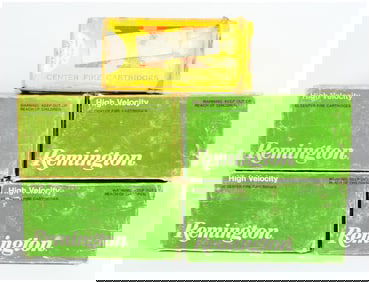 250 Rounds of Remanufactured Mixed Head Stamped Center Fire Ammunition, with Remington High Velocity