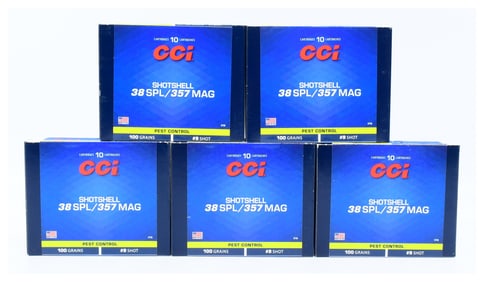 CCI Shotshell .38 SPL/.357 MAG Pest Control Ammunition, 50 Rounds