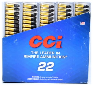 500 Rounds CCI 40 Grain Subsonic Hollow Point 22 Long Rifle Ammunition