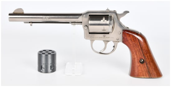 Harrington & Richardson (H&R) Model 650 .22 Caliber Single-Action Revolver with Two Cylinders,