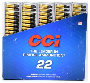 CCI 22 Long Rifle 40 Grain Subsonic Hollow Point Ammunition, 500 Rounds