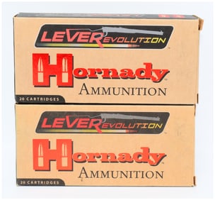 Hornady LEVERevolution Ammunition, 45-70 GOVT 325 gr FTX, 40 Rounds