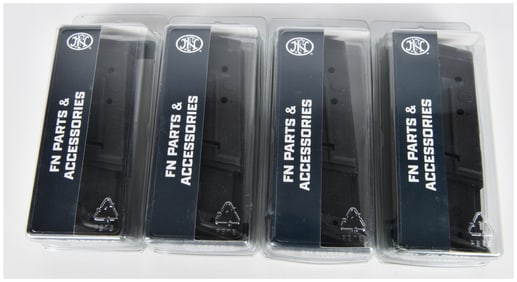 Four FN Five-seveN 10-Round Pistol Magazines, New in Packaging