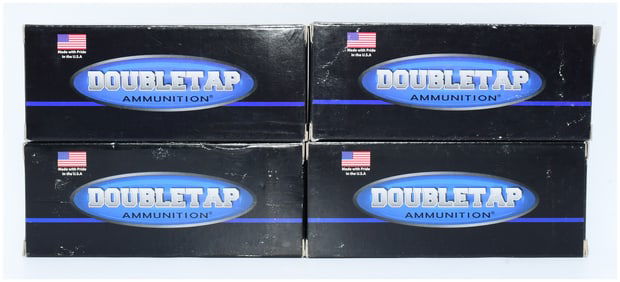 Four Boxes of DoubleTap Ammunition .454 Casull 400GR Hardcast Solid - 80 Rounds Total