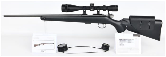 CZ 455 Bolt-Action Rifle with Leupold Mark AR Riflescope
