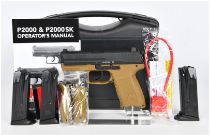 Heckler & Koch P2000 V3 9mm FDE Semi-Automatic Pistol