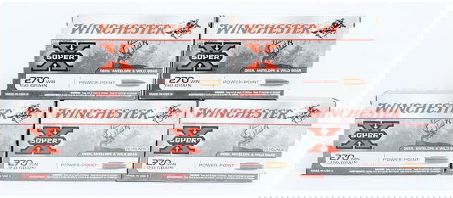 Winchester Super-X Power-Point .270 Winchester 150-Grain Rifle Ammunition, 100 Rounds