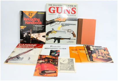 A Collection of Firearms and Reloading Manuals, including The Illustrated Book of Guns by David