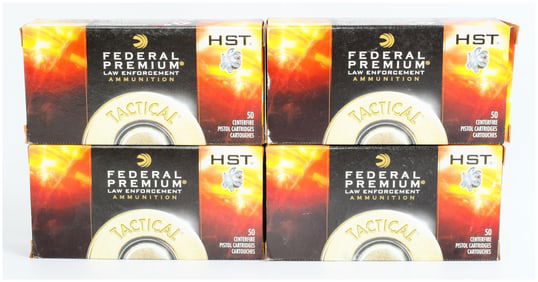 Federal Premium Law Enforcement Ammunition, .40 S&W 180 Grain HST JHP, 150 Rounds