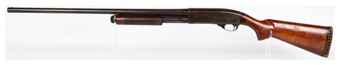 A Remington Wingmaster Model 870 12 Gauge Pump-Action Shotgun