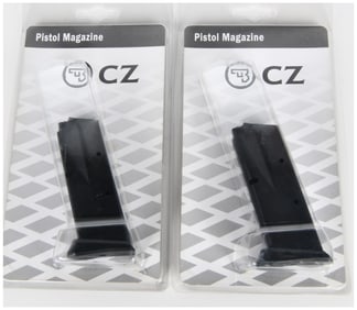 A Pair of CZ 2075 RAMI 9mm 10-Round Pistol Magazines