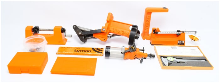 A Lyman Brass Smith Reloading Kit and Accessories