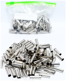 200 Count of Nickel Plated .357 Caliber Empty Casings for Reloading