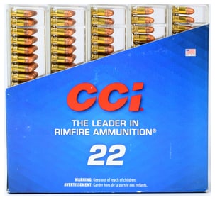500 Rounds CCI .22 Short Target Rimfire Ammunition