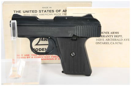 Phoenix Arms Model Raven .25 AUTO Semi-Automatic Pistol with Box and Papers